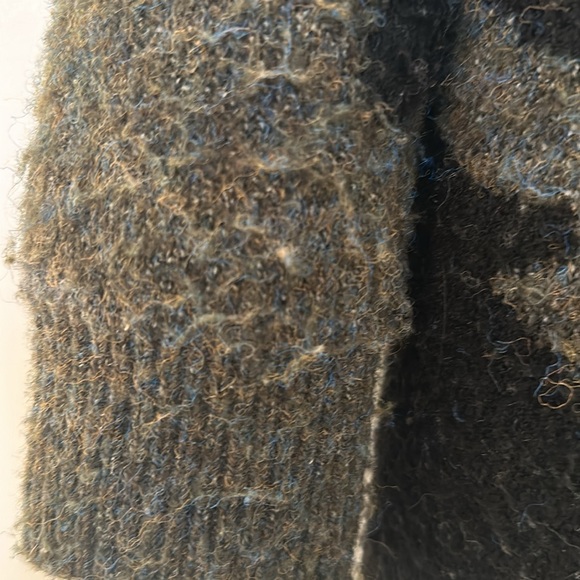 Moth (Anthropologie) Camo cardigan black/green/gray Sweater - Picture 6 of 10